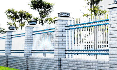 A型四橫梁雙環(huán)標(biāo)準(zhǔn)柵欄(無立柱型)