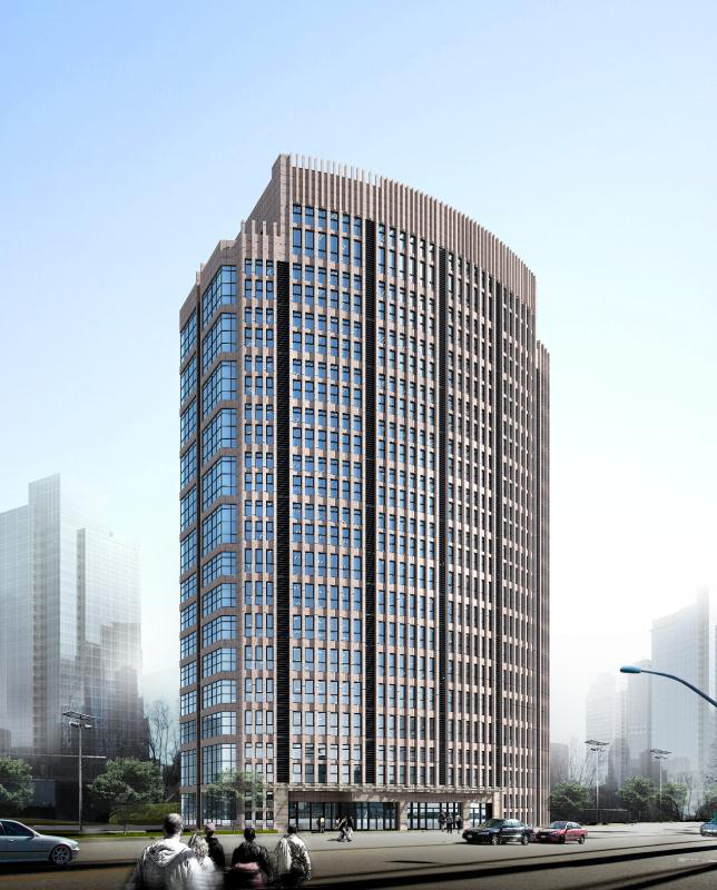 中建聯合|萊鋼大廈綜合商務寫字樓全面完工(圖1)