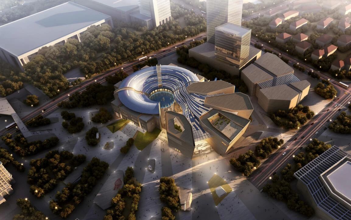 中建聯(lián)合|打造城市文化新空間，青島博物館擴(kuò)建工程正式開(kāi)工(圖6)